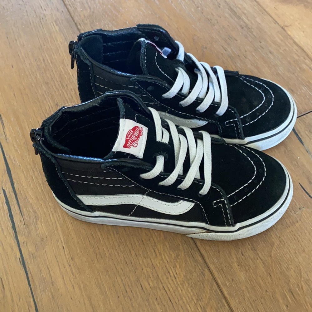 Toddler black vans